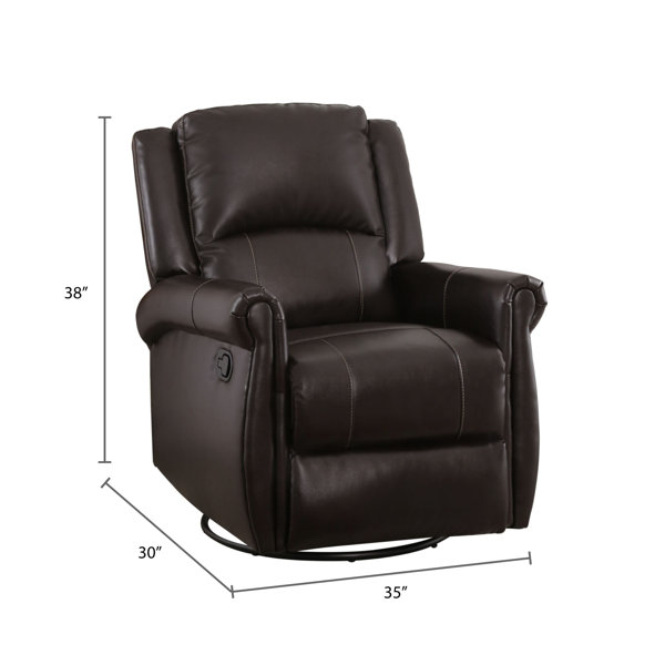 Darby best sale reclining glider